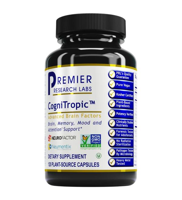 Premier Research Labs CogniTropic Brain Supplement - Buy Online on GoSupps.com