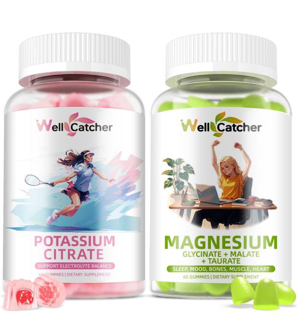 Wellcatcher Potassium Magnesium Gummies - Buy Online on GoSupps.com