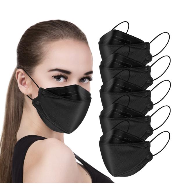 akgk 50Pcs Black KF94 Face Masks 4-Layer - Buy Online on GoSupps.com
