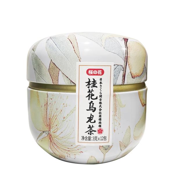 Osmanthus Oolong Tea in Tea Tin with 12 Teabags - Buy Online on GoSupps.com