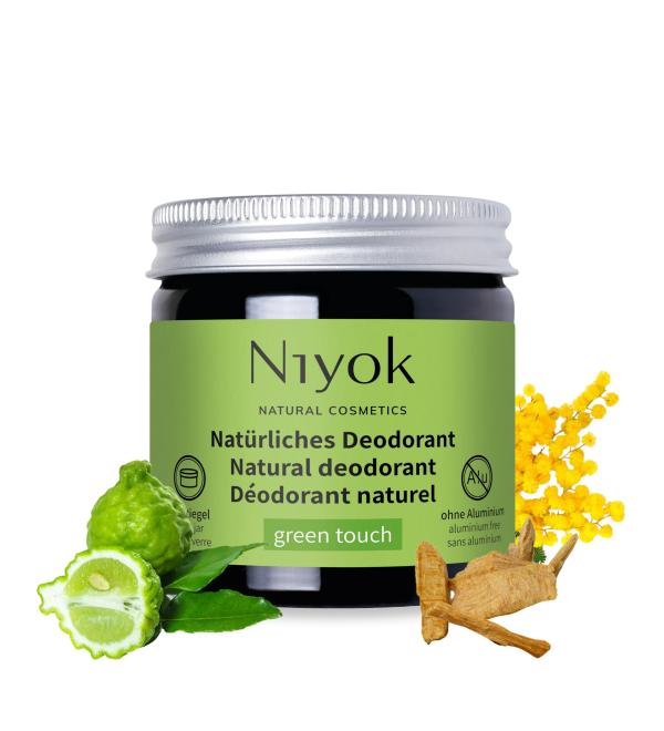 Niyok Deodorant 2in1 Green Touch 40ml - Buy Online on GoSupps.com