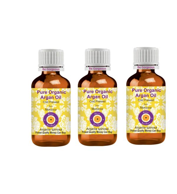 d ve herbes Pure Organic Argan Oil 100ml x 3 - Buy Online on GoSupps.com