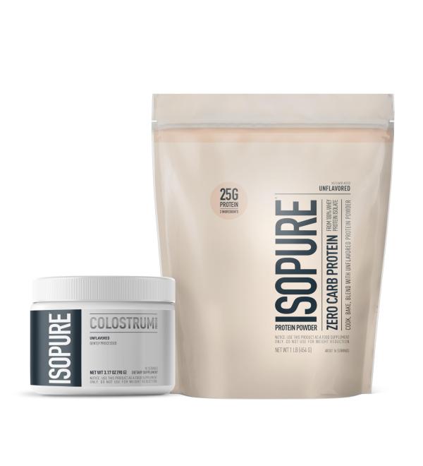 Isopure Colostrum + Whey Isolate Bundle - Buy Online on GoSupps.com