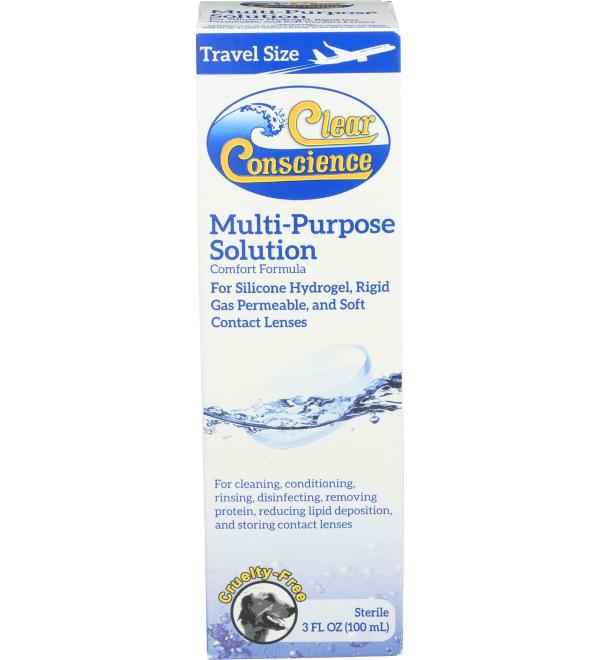 Clear Conscience Contact Lens Solution 3oz - Buy Online on GoSupps.com