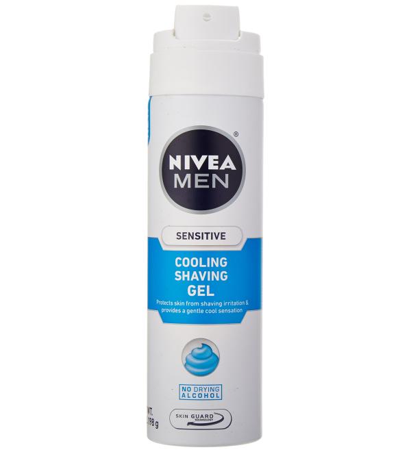 Nivea for Men Sensitive Cooling Shaving Gel - 7 oz | Soothing Shave Cream for Sensitive Skin Fast International Shipping - Buy Online on GoSupps.com