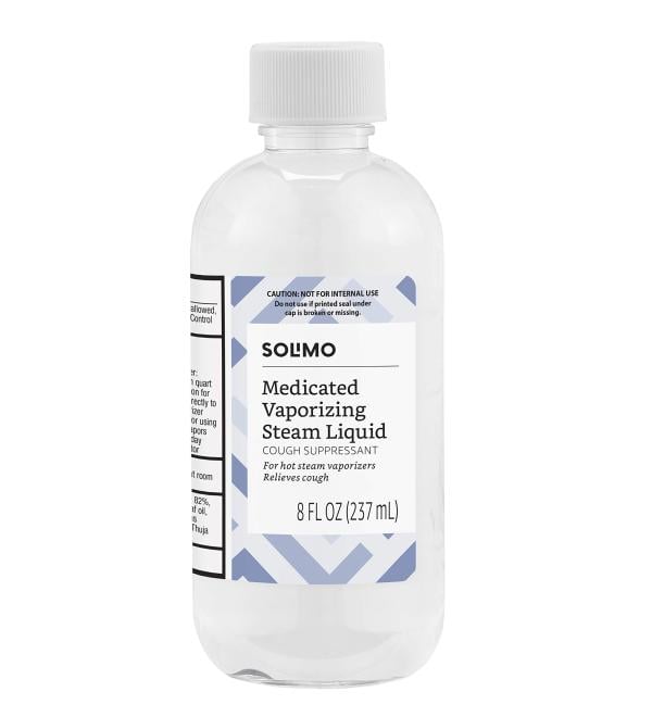 Solimo Vaporizing Steam Liquid Cough Suppressant Medication - 8 Fl Oz (Pack of 1) - Buy Online on GoSupps.com