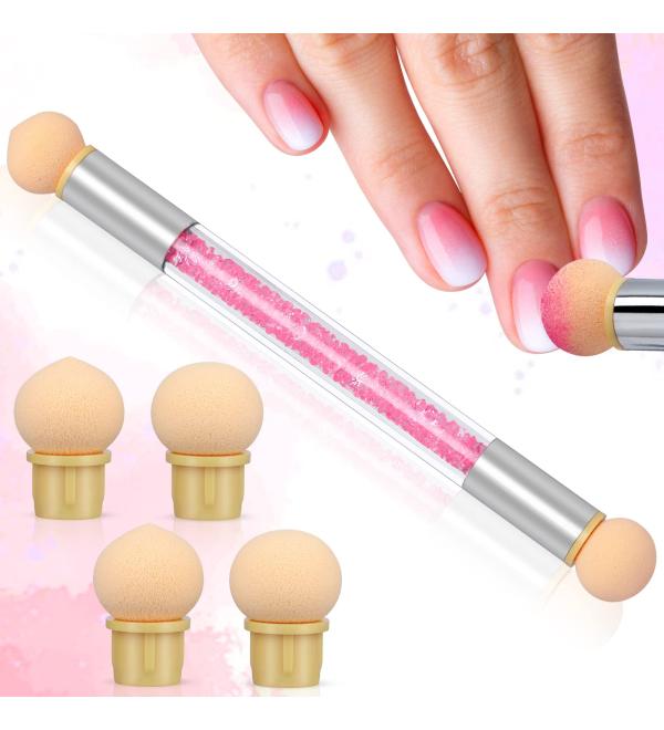Greoer Nail Art Sponge Brush Applicator Pink - Buy Online on GoSupps.com