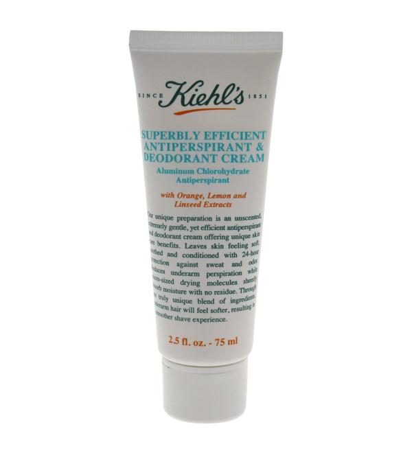 Kiehl's Superbly Efficient Antiperspirant & Deodorant Cream  2.5 Ounce
