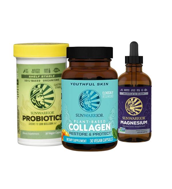 Sunwarrior Magnesium 4 fl oz | Premium Magnesium Supplement for Relaxation & Recovery - Buy Online on GoSupps.com