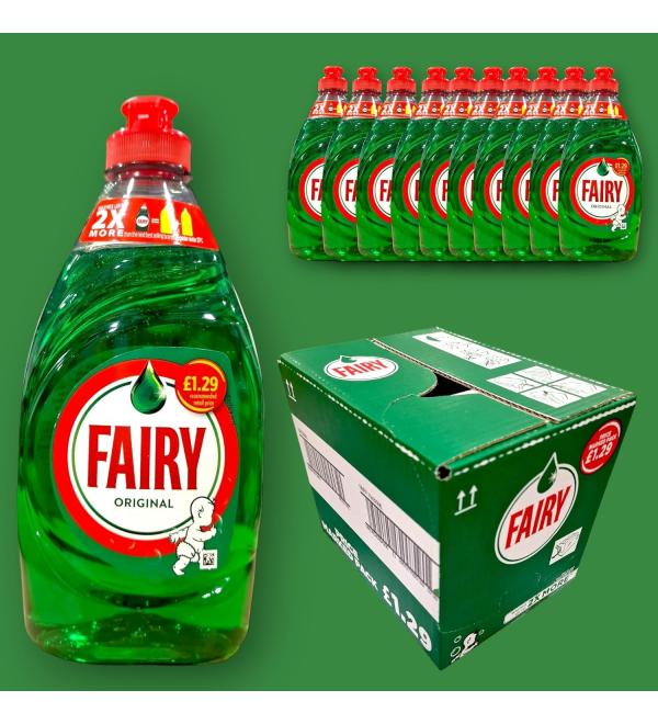 Fairy Washing Up Liquid 10 x 320ml (Original)