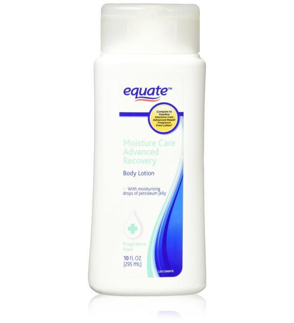 Equate Advanced Recovery Skin Care Lotion 10oz Compare to Vaseline Intensive Rescue