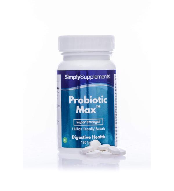 Probiotic Tablets for Adults - 120 Tablets | 2 Month Supply | Vegan Friendly - Buy Online on GoSupps.com