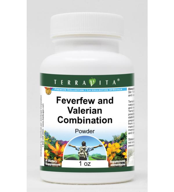 Terravita Feverfew Valerian Powder 1oz - Buy Online on GoSupps.com