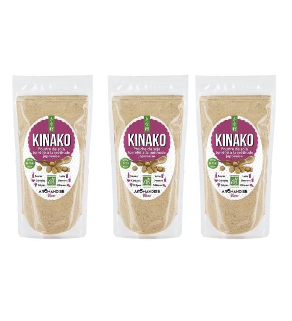  Aromandise Kinako Organic Roasted Soy Powder 600g - Buy Online on GoSupps.com