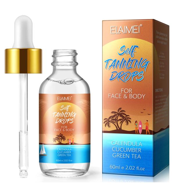 Tiuedu Self Tanning Drops Face Sunless Bronzer - Buy Online on GoSupps.com