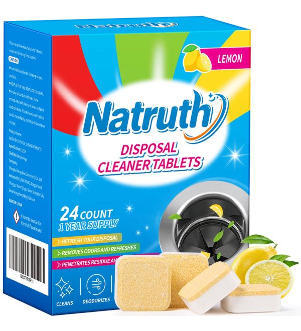 NATRUTH Garbage Disposal Cleaner 24 Pack - Buy Online on GoSupps.com