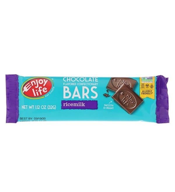 Enjoy Life Foods Chocolate Flavored Confectionary Bars Ricemilk 1.12 oz (32 g)