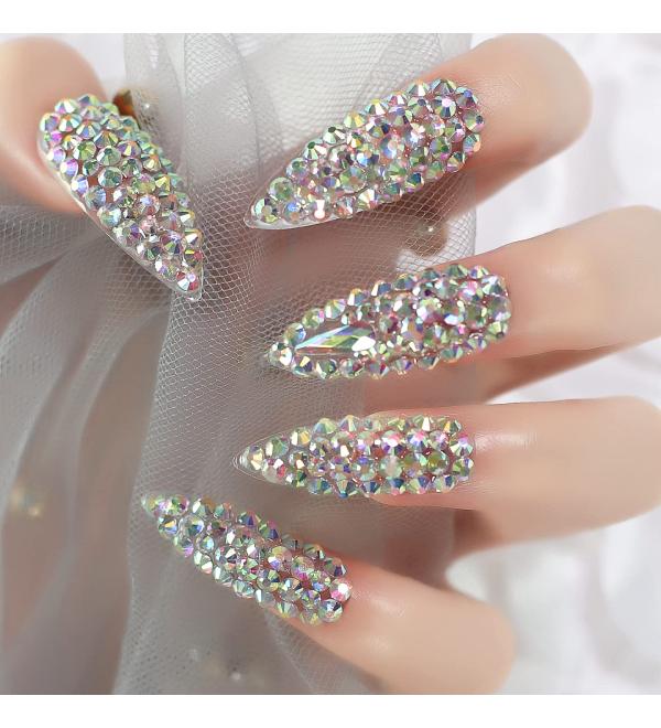 Elevenail 3D Rhinestone Press On Nails - Buy Online on GoSupps.com