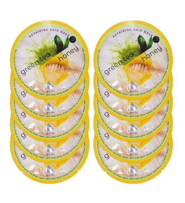 SpaLife Green Tea & Honey Repair Hair Mask - 10 Count - Buy Online on GoSupps.com