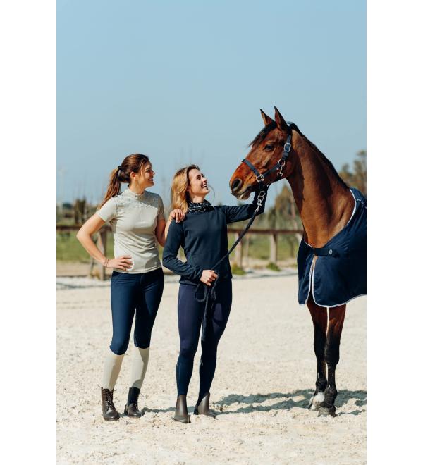 HORZE Tessa Silicone Riding Tights Peacoat 30 - Buy Online on GoSupps.com