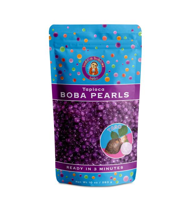 TARO Boba Tea Tapioca Pearls - Ready in 3 Minutes | Buddha Bubbles Boba - Buy Online on GoSupps.com