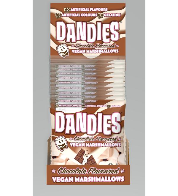 Dandies - Chocolate Flavoured Mini Vegan Marshmallows 20 x 105g