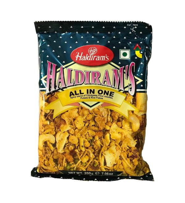 Haldiram All in One namkeen Snacks - 200g - Pack of 2
