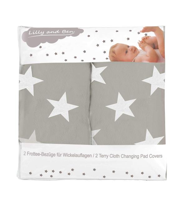 Lilly and Ben Changing Mat Cover Grey Slim - Buy Online on GoSupps.com