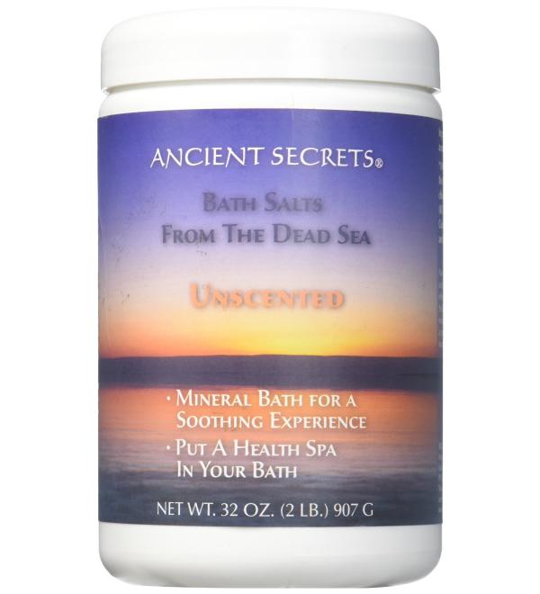 Dead Sea Bath Salts Unscented - 2 lbs Ancient Secrets for Relaxation & Skin Health - Buy Online on GoSupps.com
