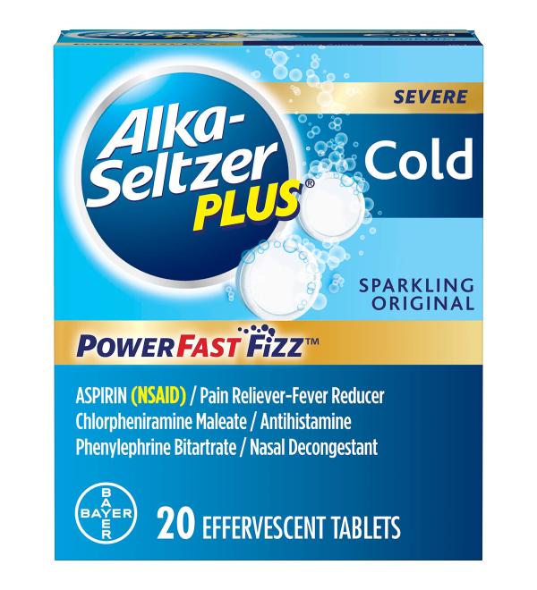 ALKA-SELTZER PLUS Severe Cold Original (Box of 20)