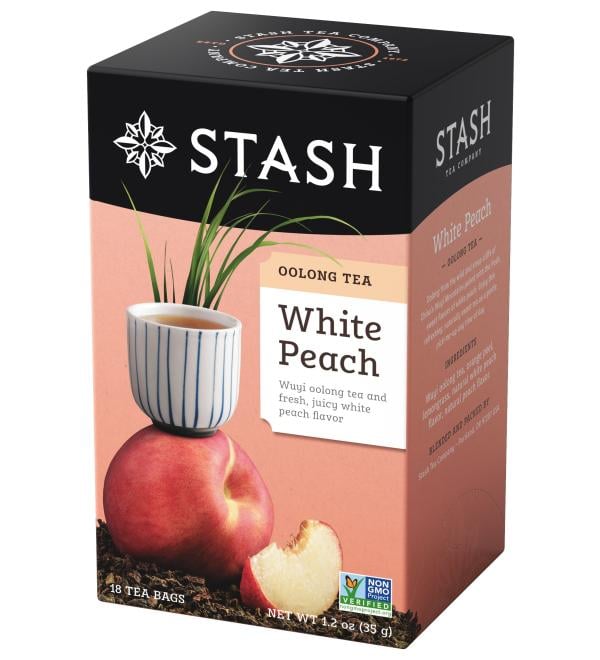 Stash Tea White Peach Wuyi Oolong 108 Bags - Buy Online on GoSupps.com