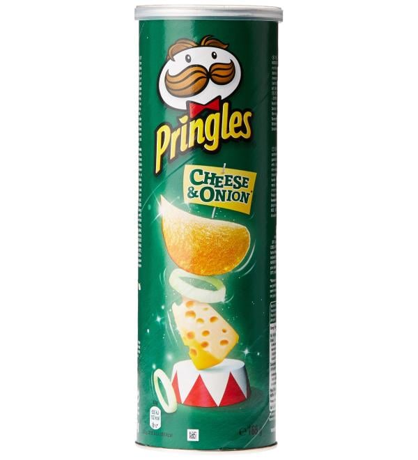Pringles Cheese & Onion Chips 165g x4 - Buy Online on GoSupps.com