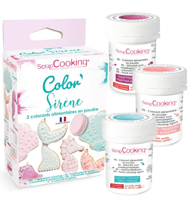 ScrapCooking 3 Powder Dyes Mermaid 3x5g - Buy Online on GoSupps.com