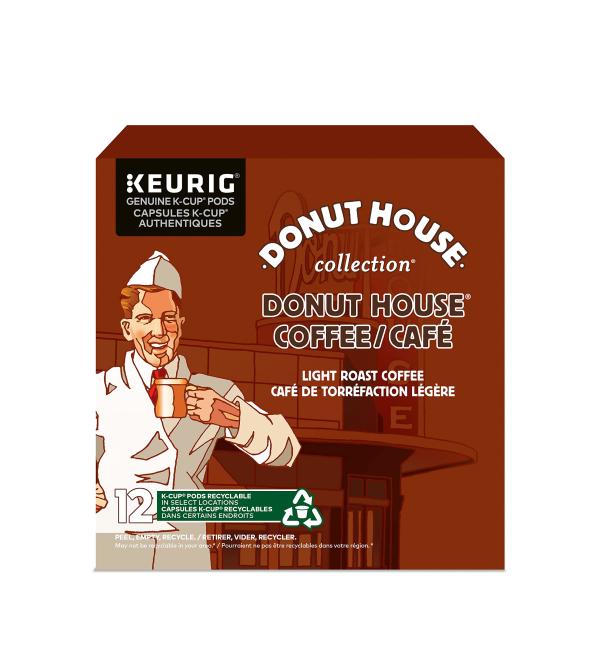 Donut House Light Roast K-Cup Coffee 12 Count - Buy Online on GoSupps.com