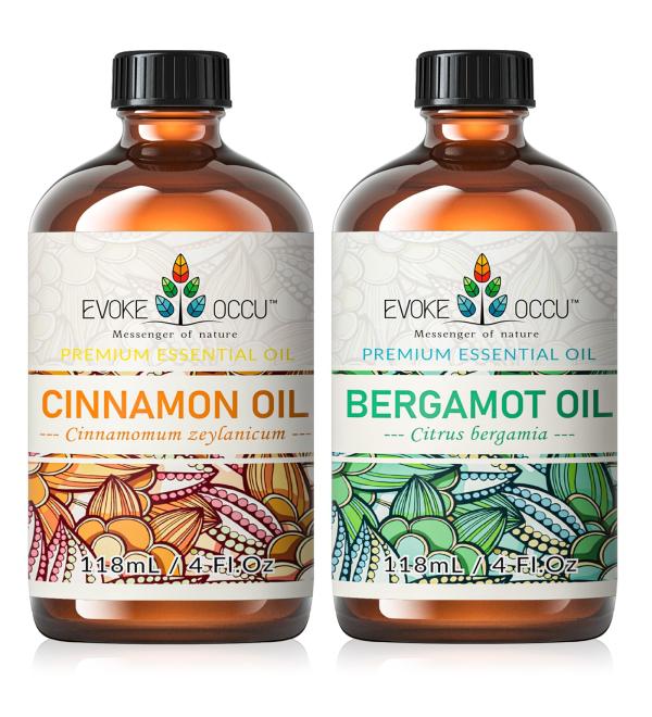 EVOKE OCCU Cinnamon & Bergamot Essential Oil 4Fl Oz - Buy Online on GoSupps.com