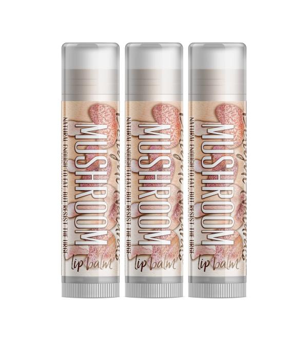 Mushroom Lip Balm - Set of Three