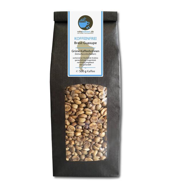Decaf Green Coffee Arabica Brasil Guaxupe (raw Coffee Beans Without Caffeine 500g)