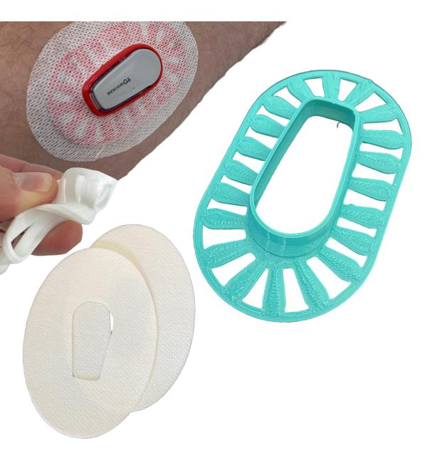 Deck My Diabetes Dexcom G6 Grip Shield Aqua - Buy Online on GoSupps.com