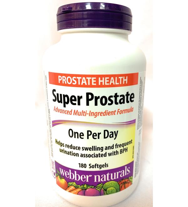 Webber Naturals Super Prostate 180 Softgels - Buy Online on GoSupps.com