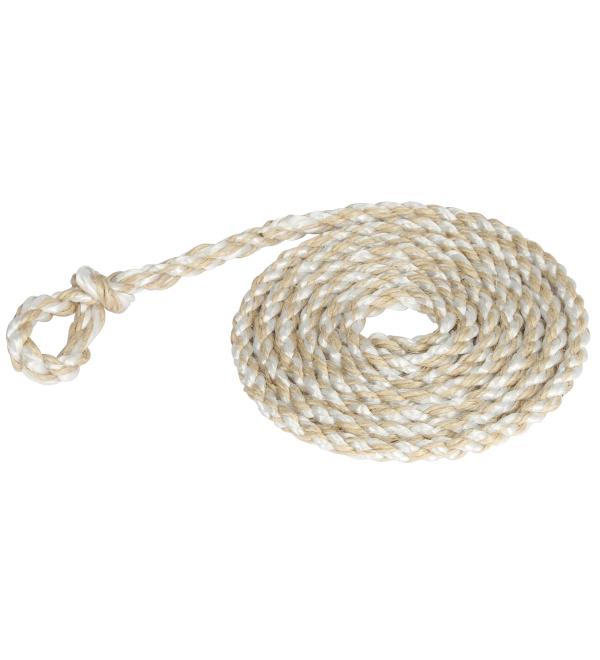 Kerbl cattle transport rope (3.20m jute-PP small loop pack of 5) No. 295354/5 small loop natural