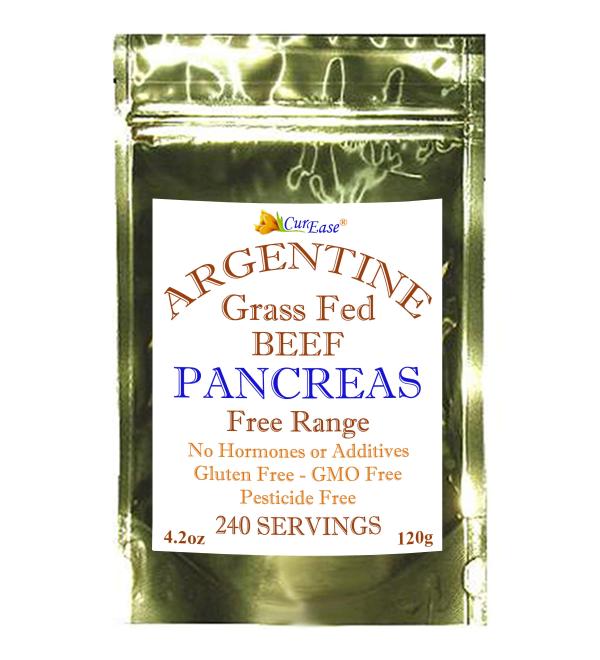 CurEase Argentine Beef Pancreas Powder 4.2oz - Buy Online on GoSupps.com