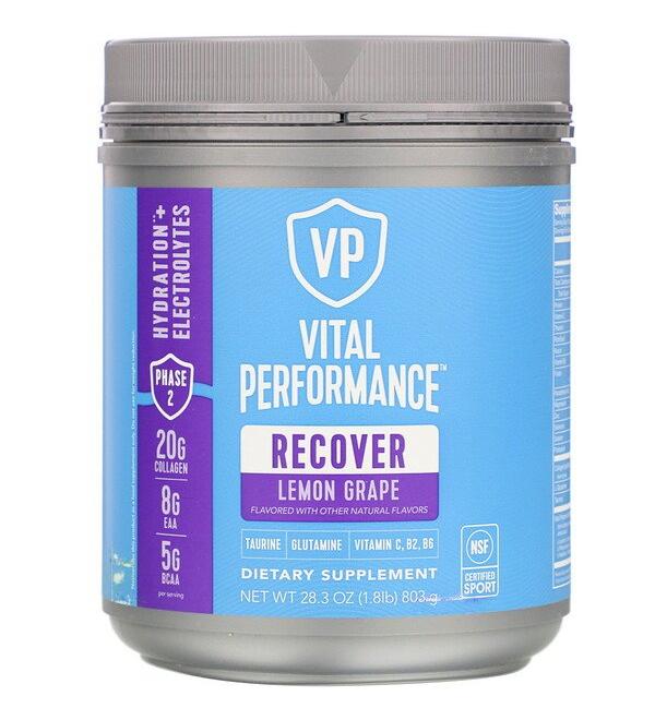 Vital Proteins Vital Performance Recover Lemon Grape 28.3 oz (803 g)