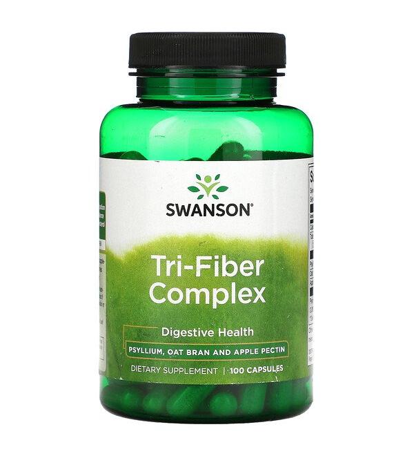 Swanson Tri-Fiber Complex 100 Capsules