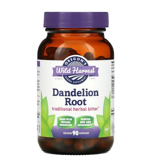 Oregon's Wild Harvest Dandelion Root 90 Gelatin Capsules