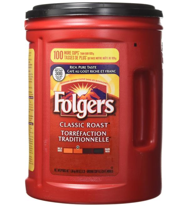Folgers Classic Roast 1.36 KG 1.36 Kilogram - Buy Online on GoSupps.com