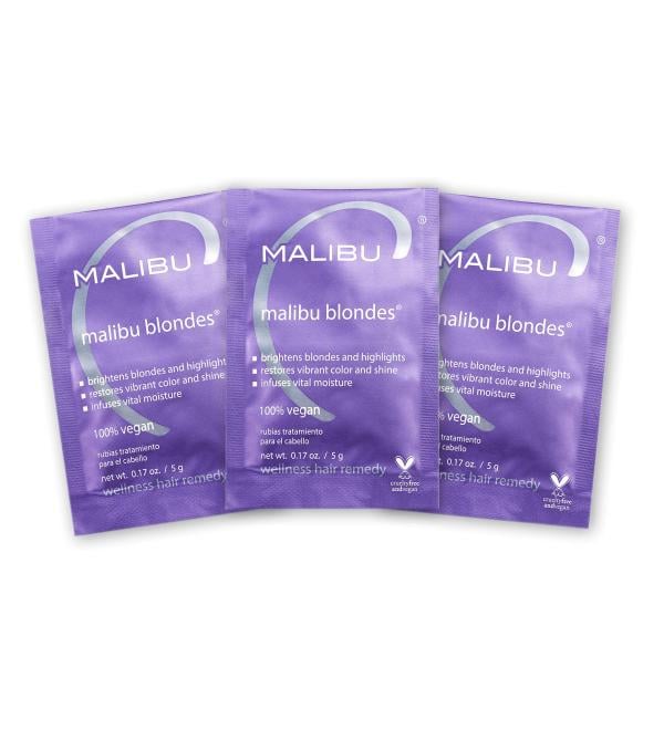 Malibu C Blondes Wellness Hair Remedy 3ct - Buy Online on GoSupps.com
