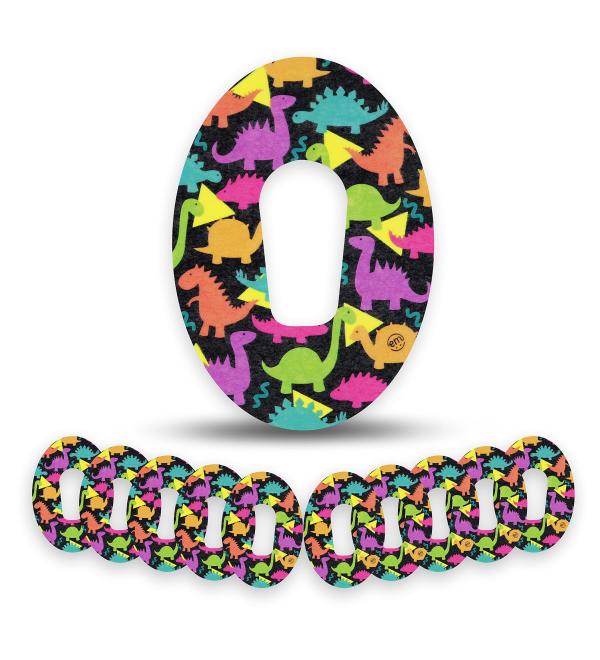 ExpressionMed Dexcom G6 Adhesive Patch (10-Pack) - Waterproof CGM Tape - Delightful Dinosaurs Design - Made in USA - Buy Online on GoSupps.com