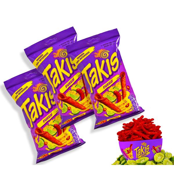 Takis Fuego Chips 70g 3-Pack - Buy Online on GoSupps.com