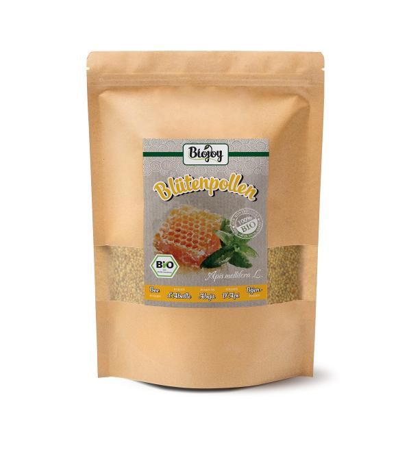 Biojoy Organic Flower Pollen 1 kg - Pure Dried & Additive-Free | International Shipping Available - Buy Online on GoSupps.com