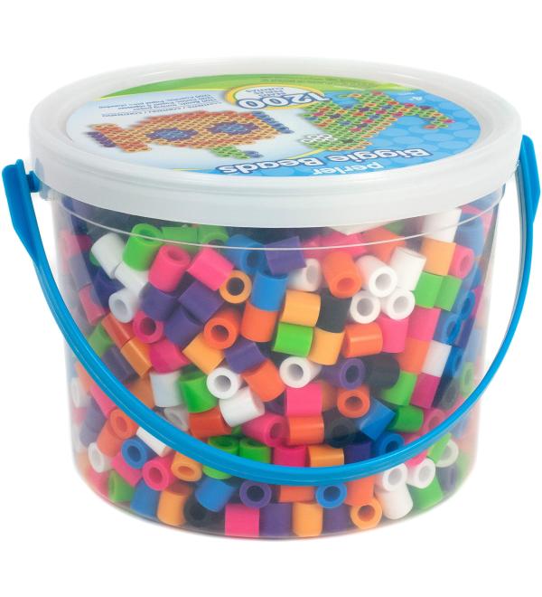 Perler 439458 BIGGIE Beads 1 200/Pkg - Assorted Colors - Buy Online on GoSupps.com